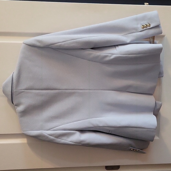 Zara Light Blue Blazer - Picture 4 of 4